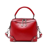 Oil Wax Stitching Portable Shoulder Messenger Bag - Shah S. Sahota